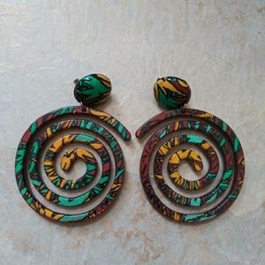 Vintage Swirl Dangles
